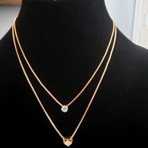 Gold tone necklace